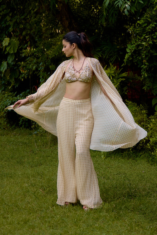 Janeman Cream Co-ord Set