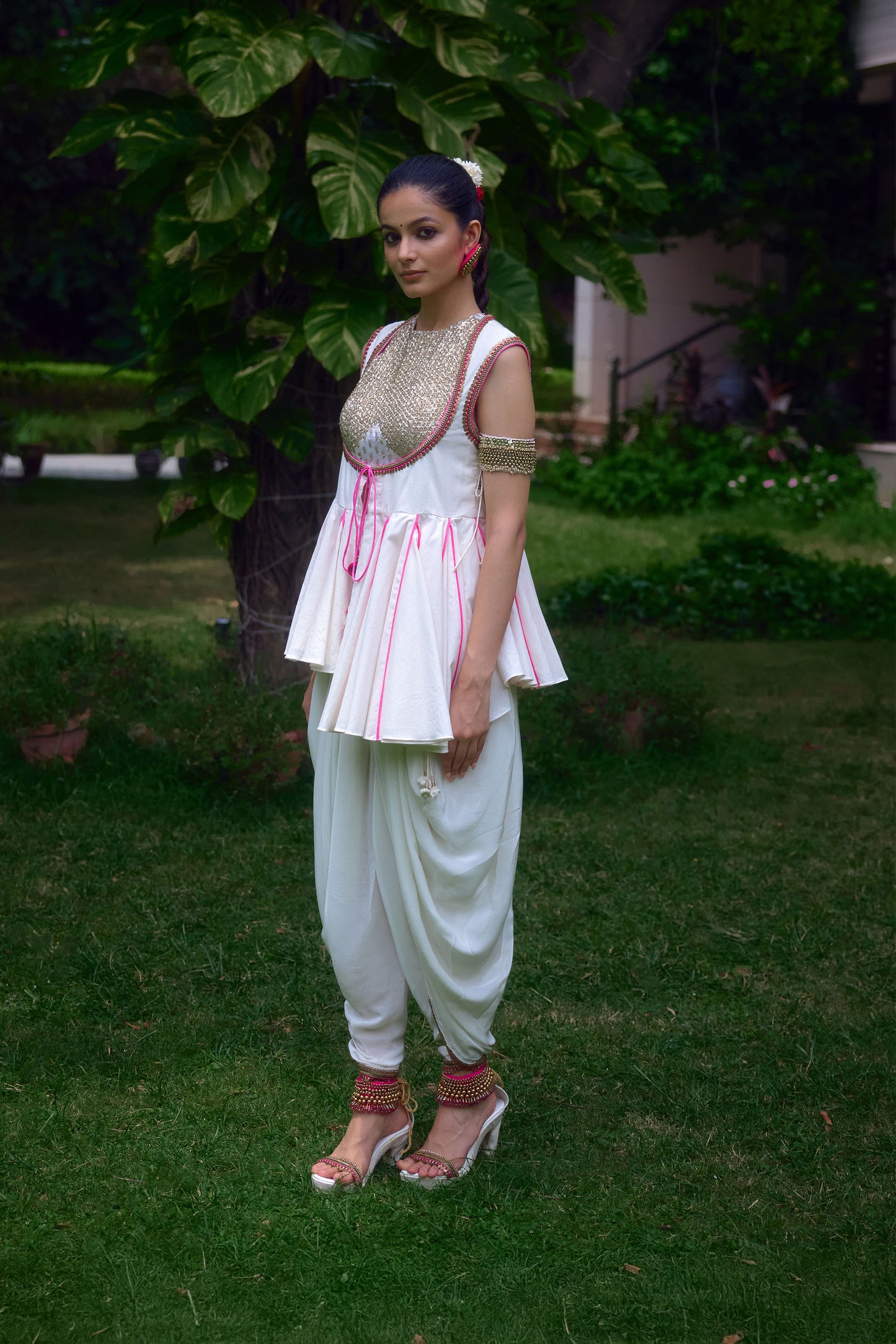 White contemporary dress