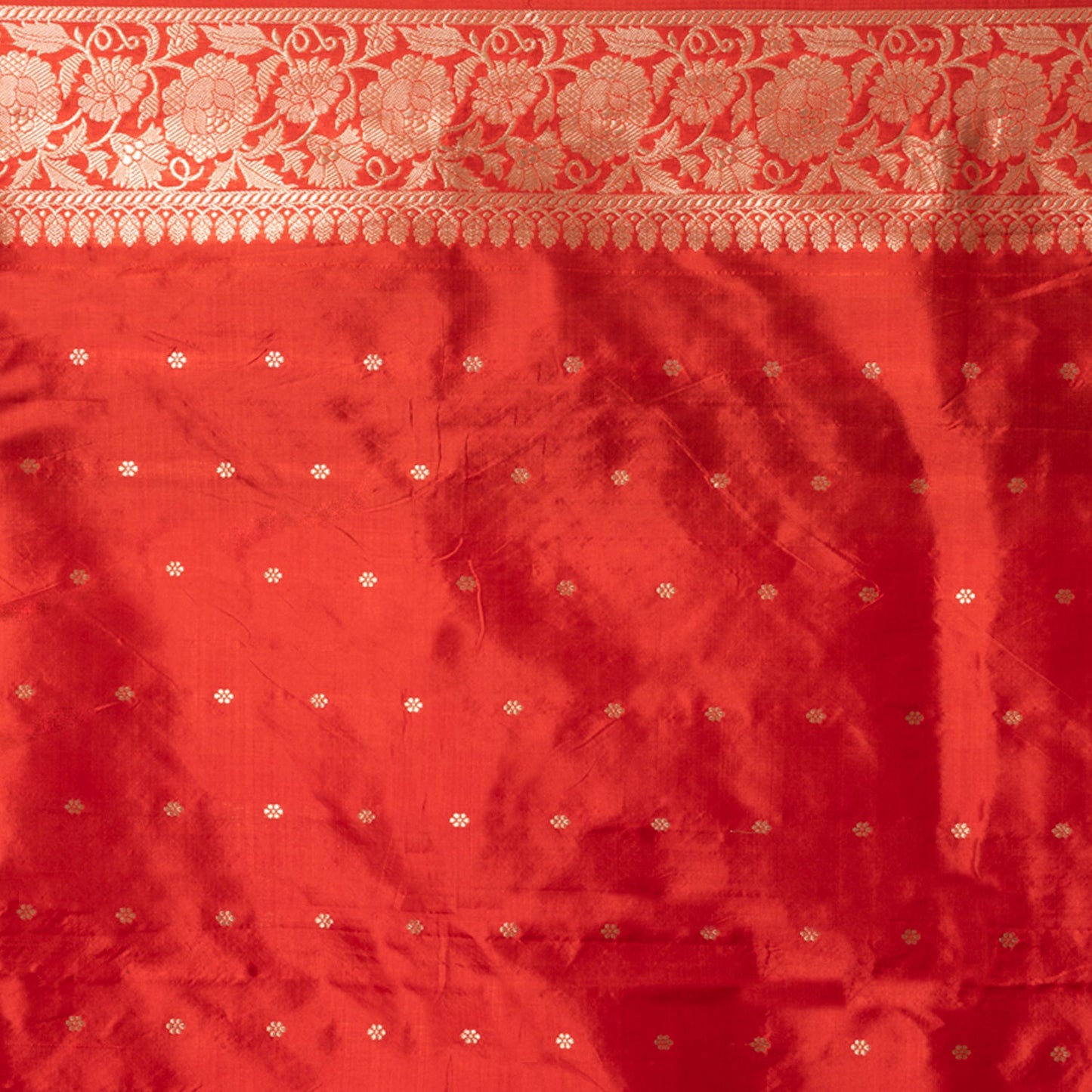 Royal Blue Handwoven Kadwa Katan Silk Saree - Panaya