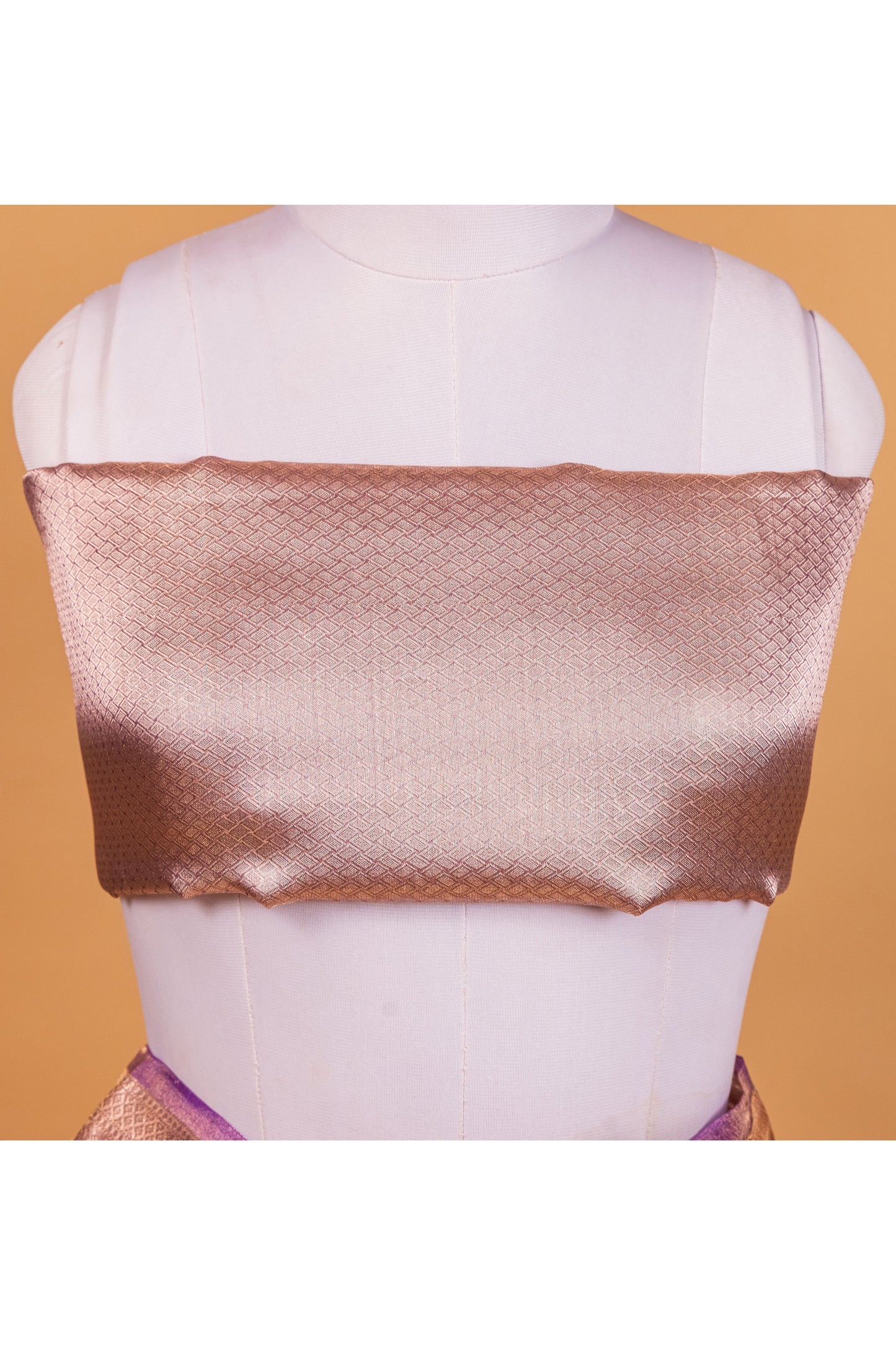 Magenta Tissue Pure Silk Dyed Saree - Panaya