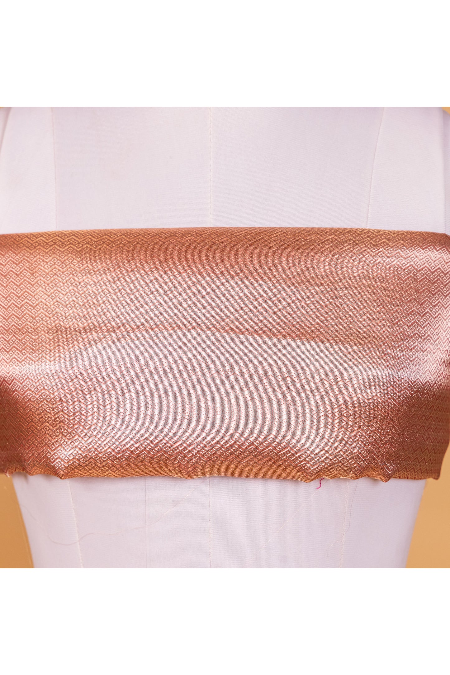 Copper Tissue Pure Silk Dyed Saree - Panaya