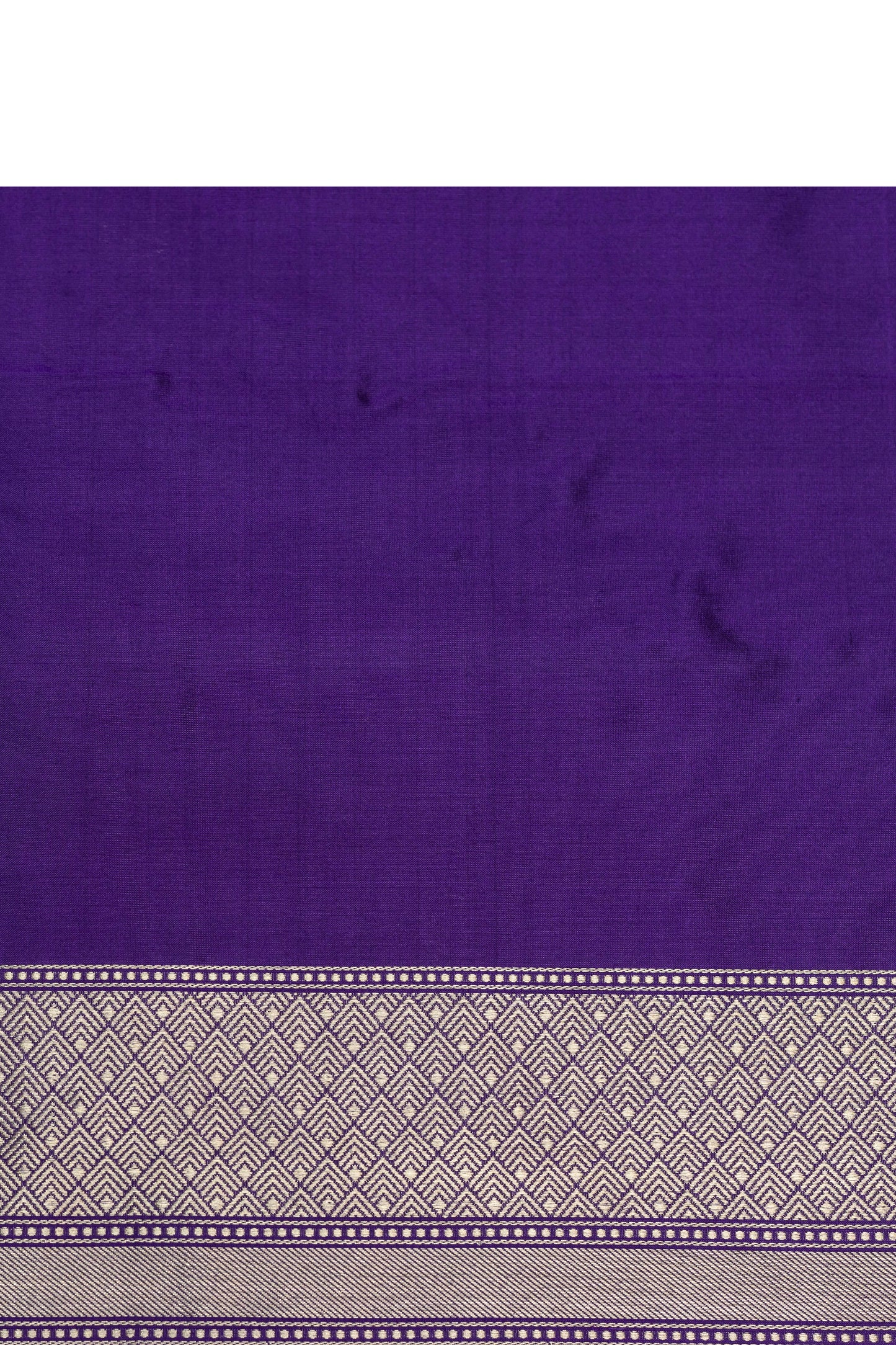 Purple Handwoven Kadwa Katan Silk Saree - Panaya