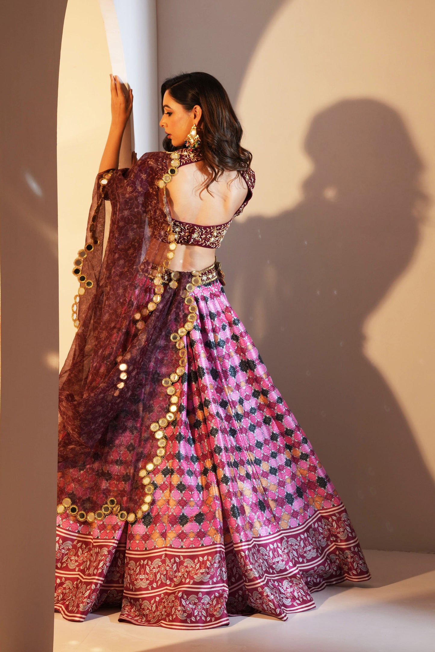 Pink Gia lehenga set