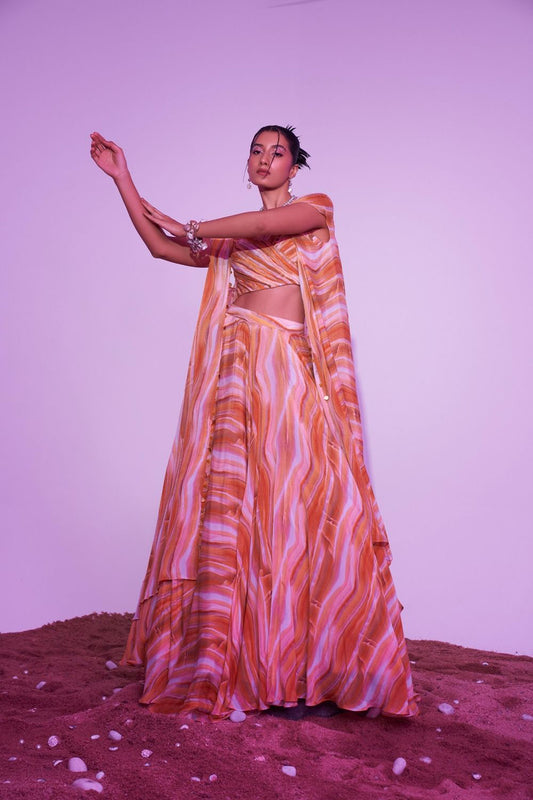 Sculpted Marble Cape Set