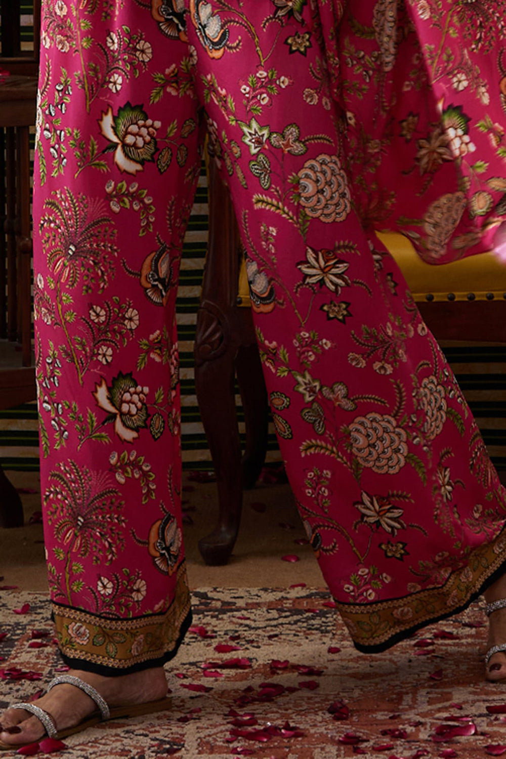 Mehr Embroidered Asymmetric Co-Ord Set