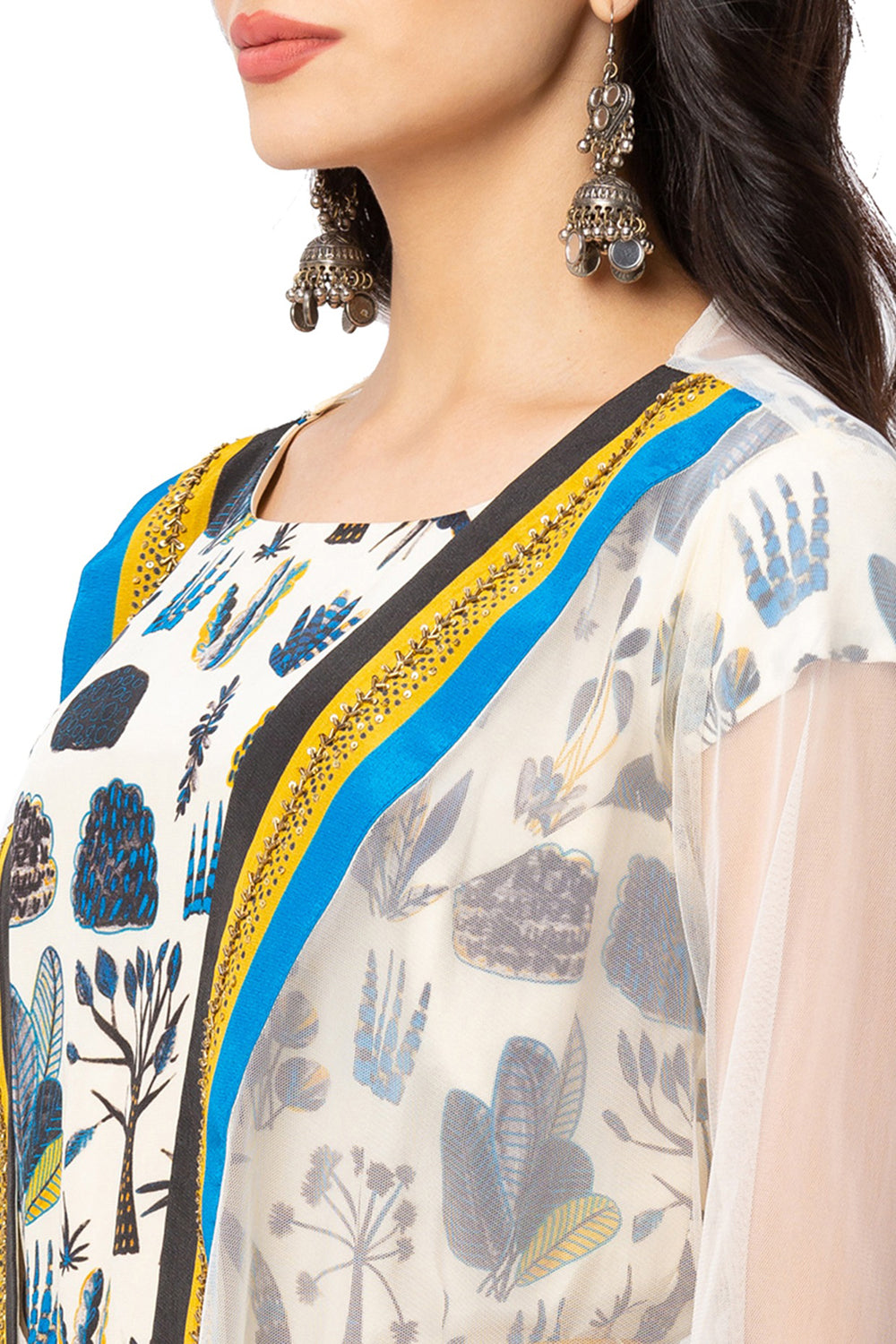 Printed Jumpsuit With Jacket