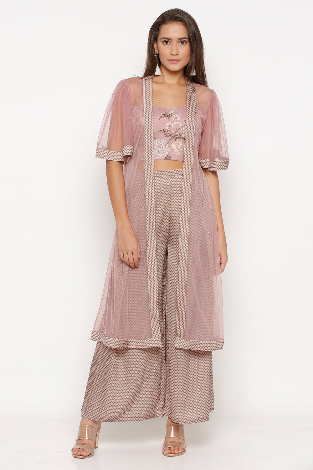 Windance Printed Pant Set With Jacket