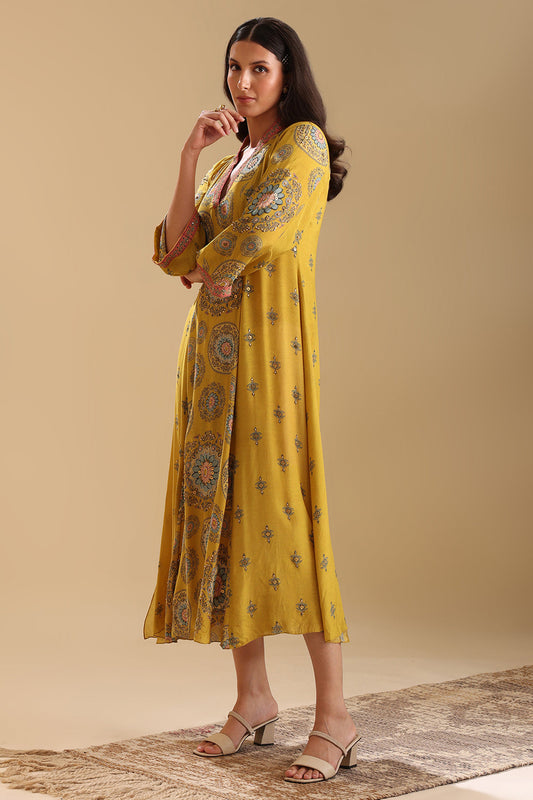 Eraya Embellished V-neck Dress