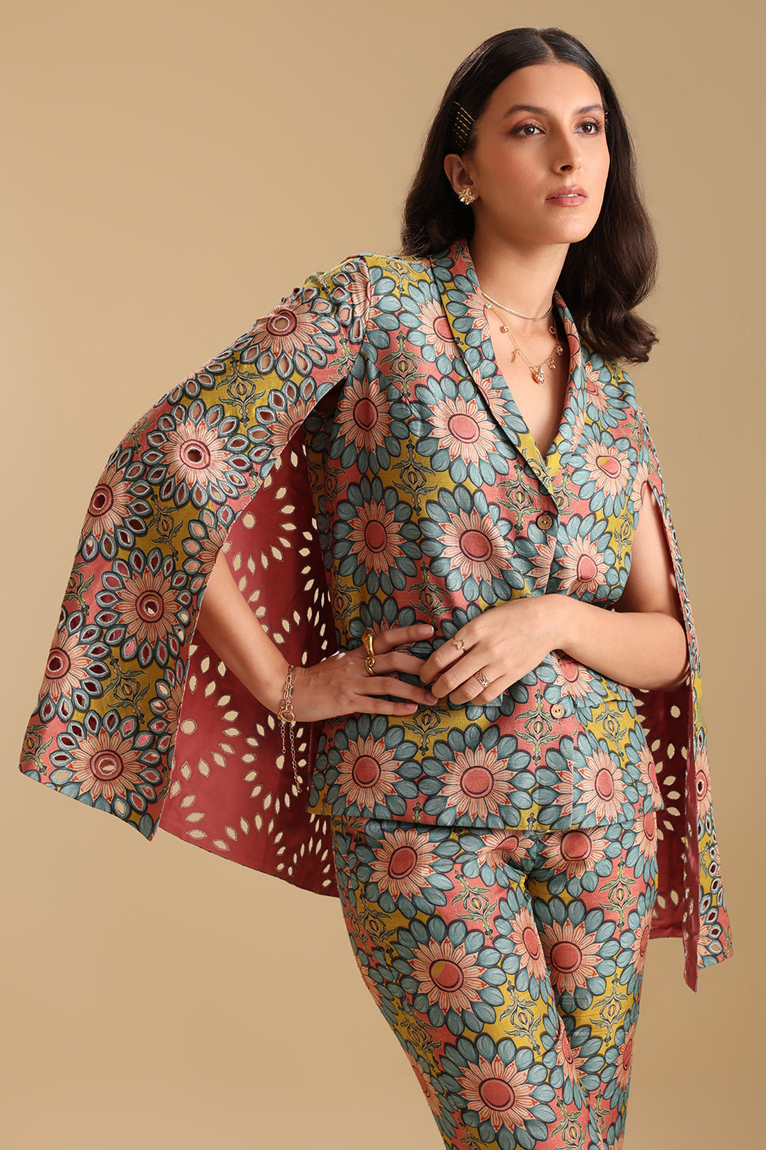 Eraya Embellished Blazer Set