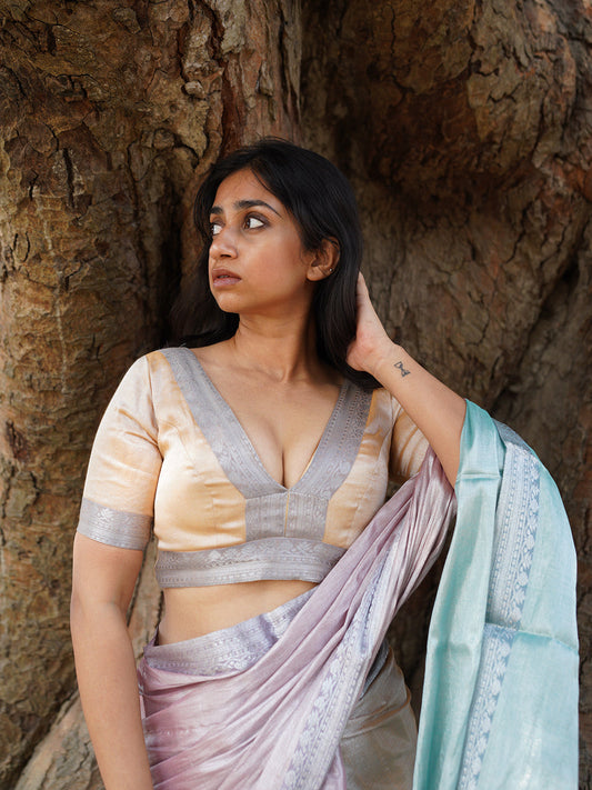 Maharani Ki Mehfil I Ivory Designer Blouse