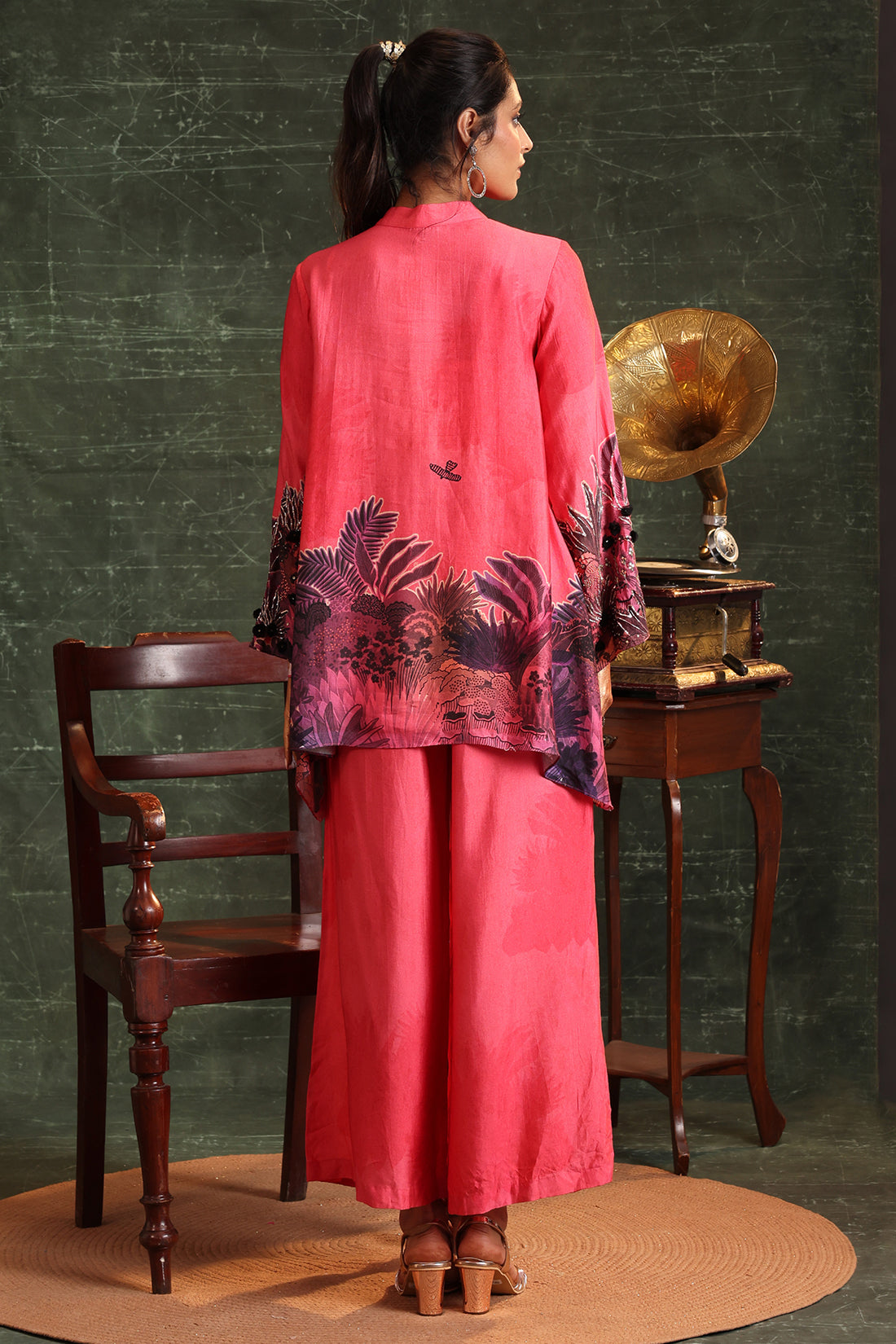 Pink Kaira Embellished Co-Ord Set