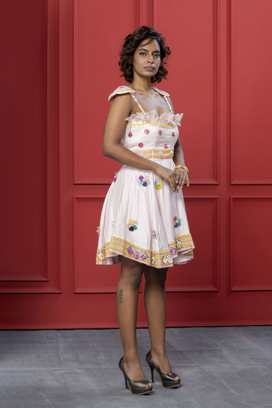 Baby-Pink Barbie Frock