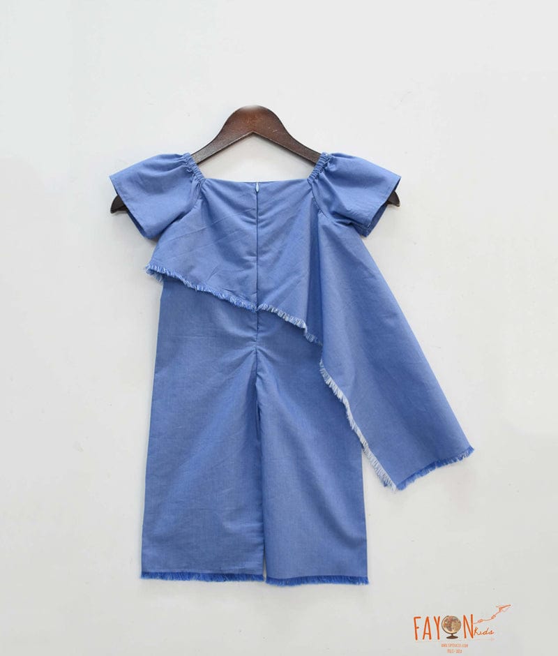 Blue Demin Jumpsuit for Girls
