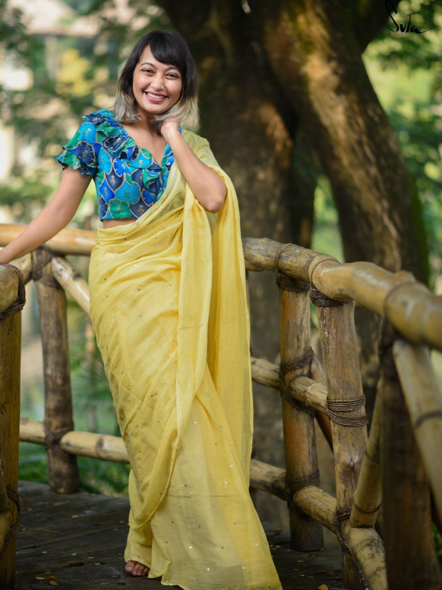 Lemon yellow chumki - Suta Bombay