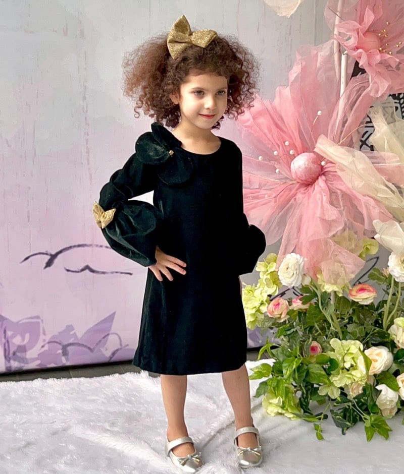 Green Velvet Dress for Girls – Mohi fashion