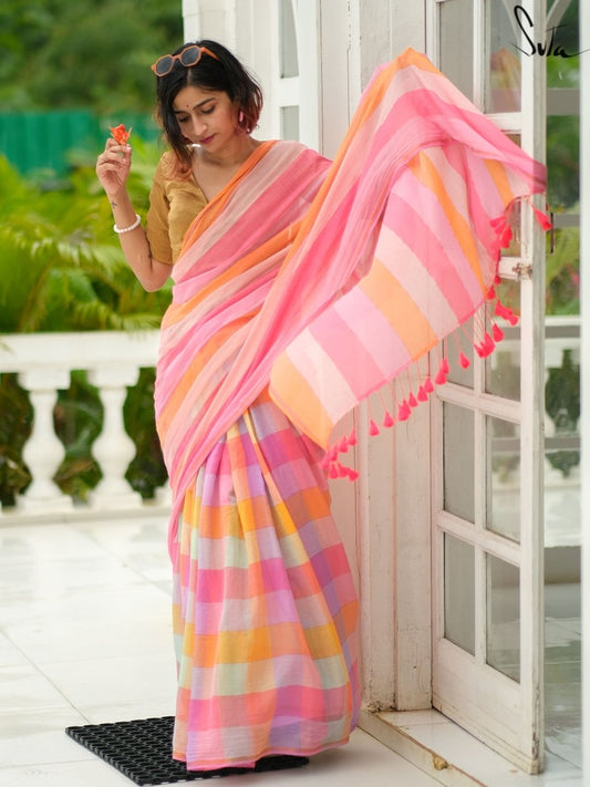 Pastel pom-poms - suta