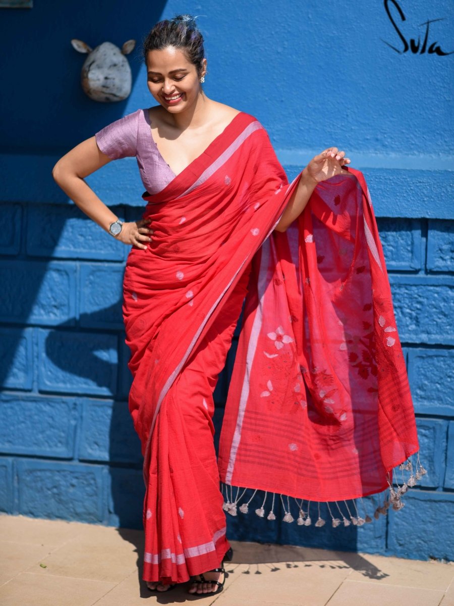 Red sky and floral kites - Suta Bombay