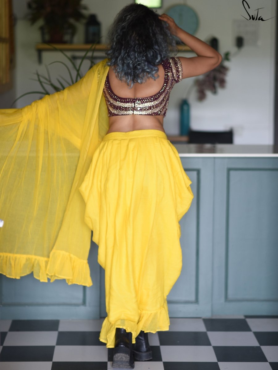 Sooraj Ki Kiran (Pre Stitched Saree) - Suta Bombay