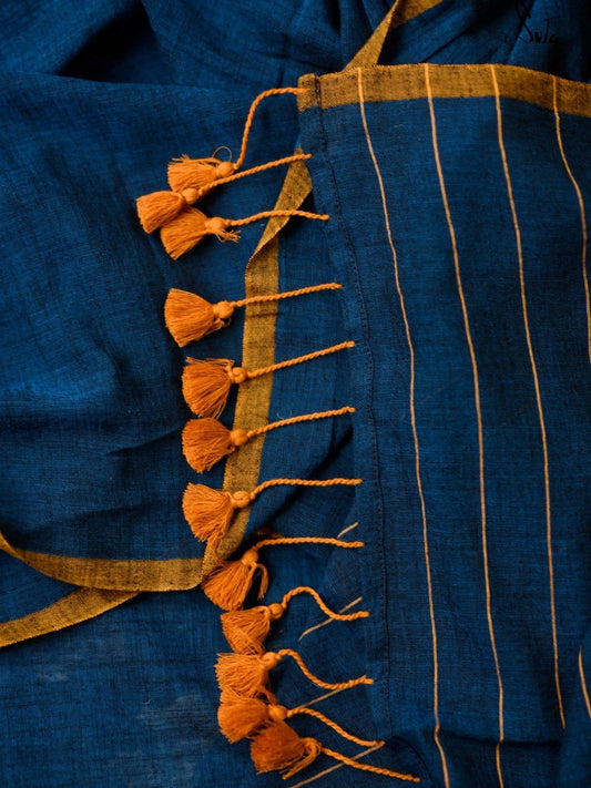 That Blue Yellow Scrunchie - Suta Bombay