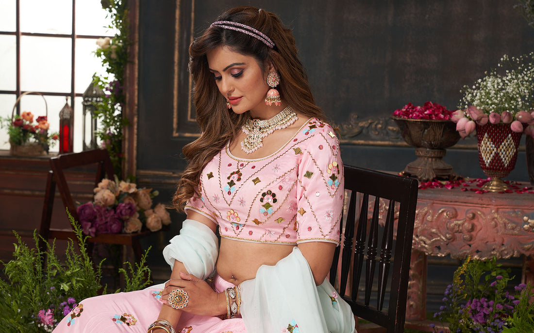 Which Fabrics are Used for Bridal Lehengas?