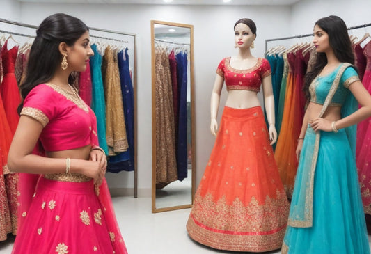 Best Shops for latest Reception Lehengas in North Carolina, USA