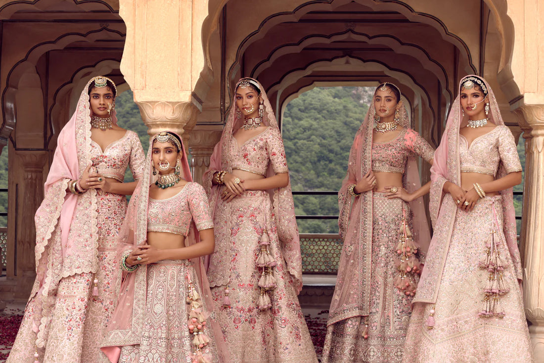 Designer Pink Bridal Lehenga Ideas for Brides Mohi fashion Designer Pink Bridal Lehenga Ideas for Brides Mohi fashion