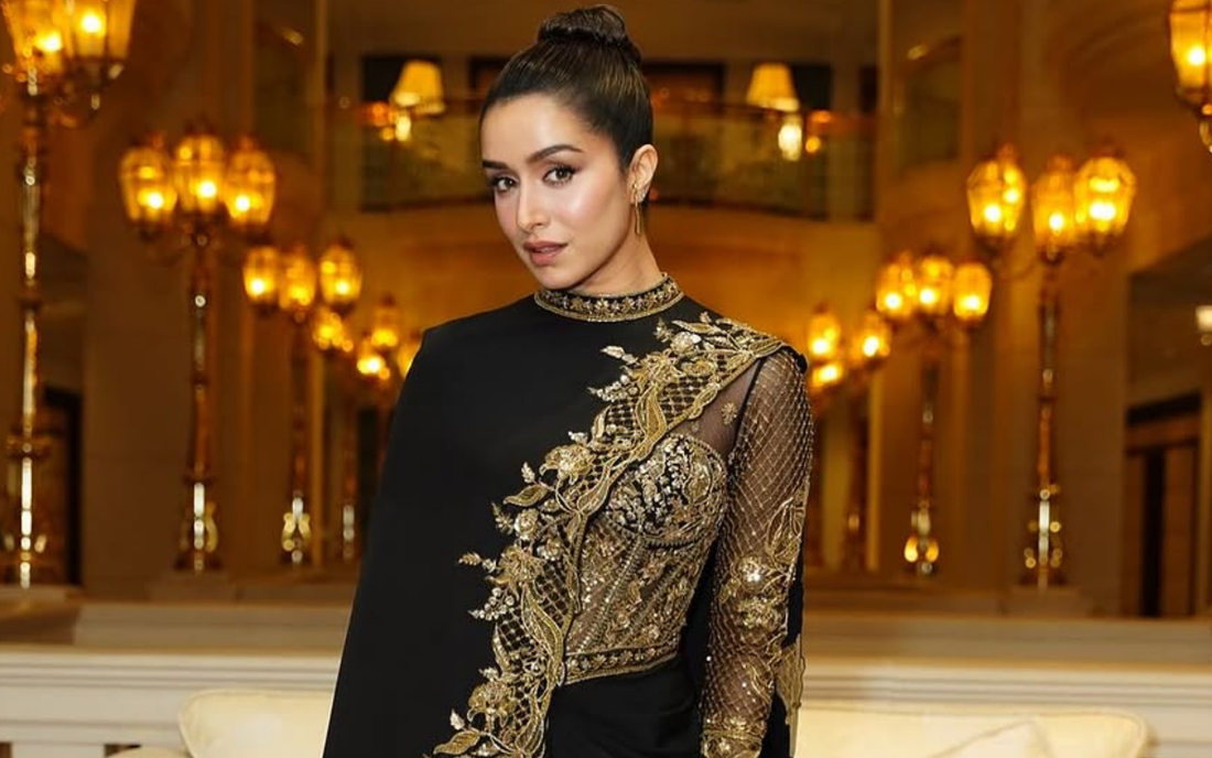 Shraddha Kapoor stuns in an Abaya-inspired corset gown, seamlessly fusing tradition with style at the Joy Awards in Riyadh
