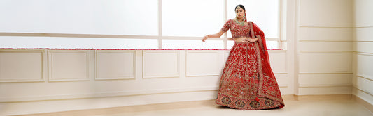 How do I choose the right color for my bridal lehenga?