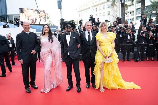 Preity Zinta dazzles in a Pink Saree on the Cannes 2024 red carpet