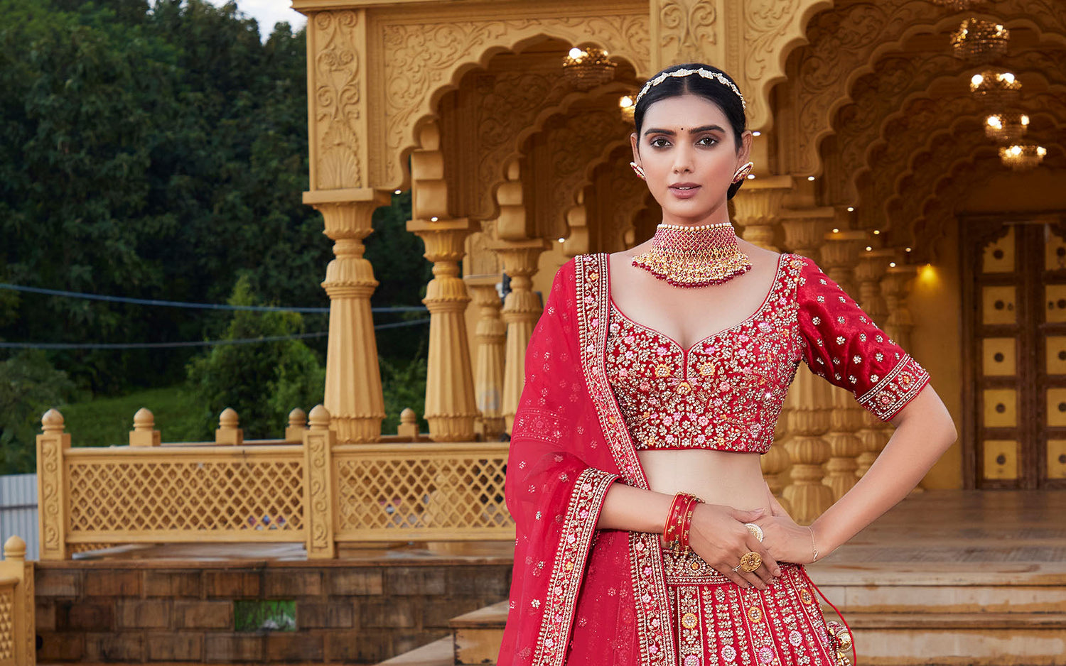 Hand Work Bridal Lehengas