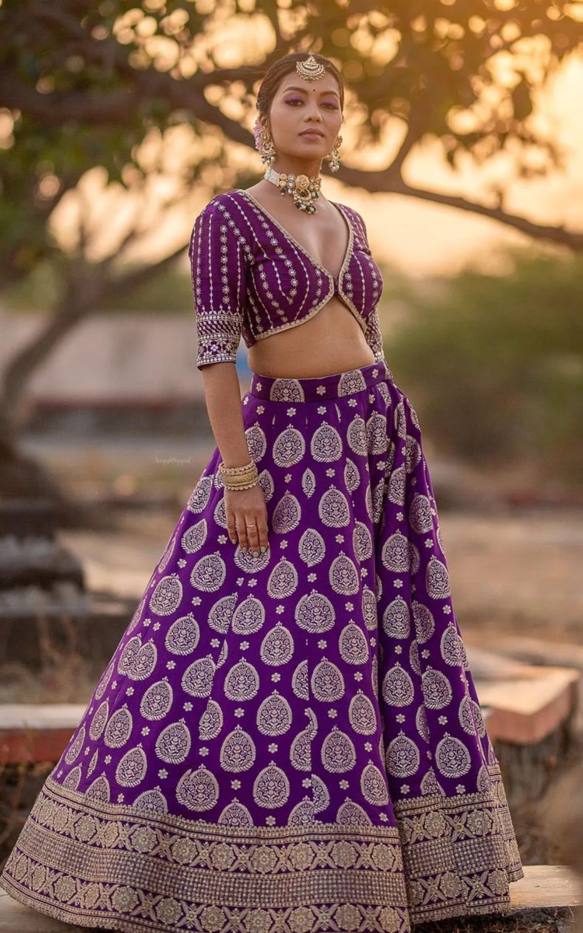 Shop Lehenga Choli for Plus Size in Orlando, Florida USA