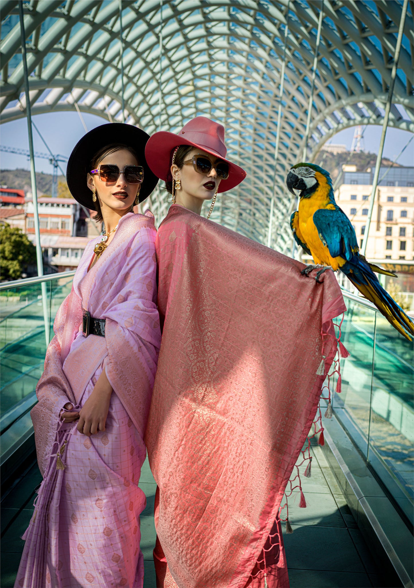 Lavender Kakuna Katan Silk Handloom Saree