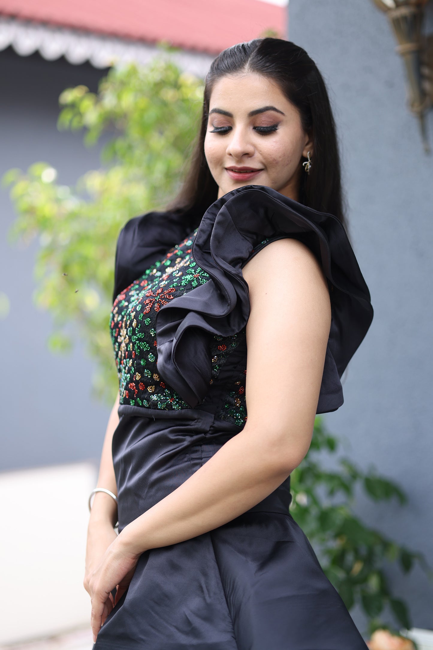 Mystic Moose Black mini frock