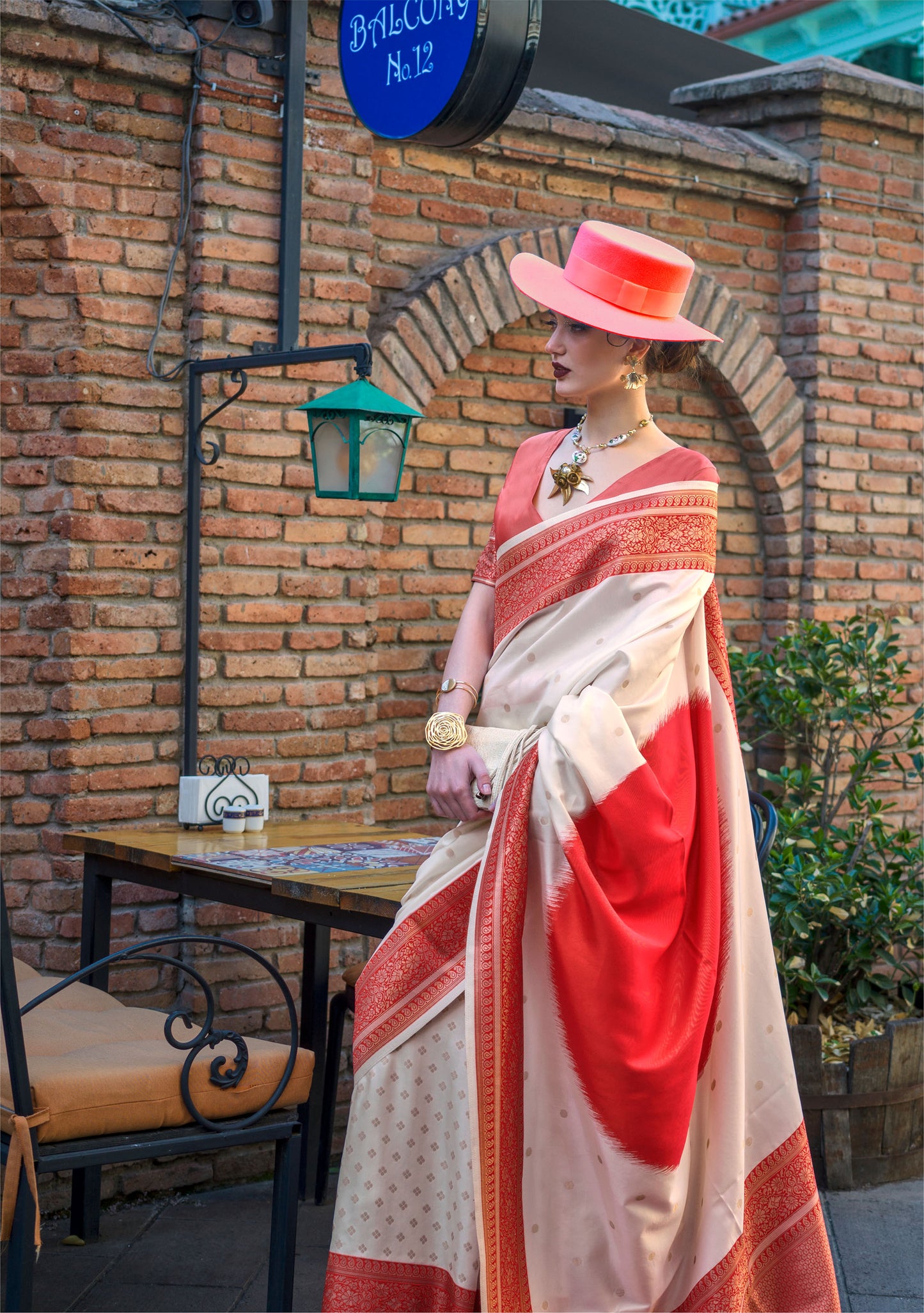 Beige Koche Soft Silk Handloom Saree