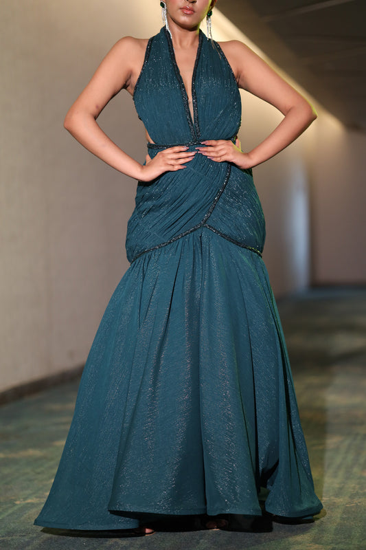 Emerald Enchant Green gown
