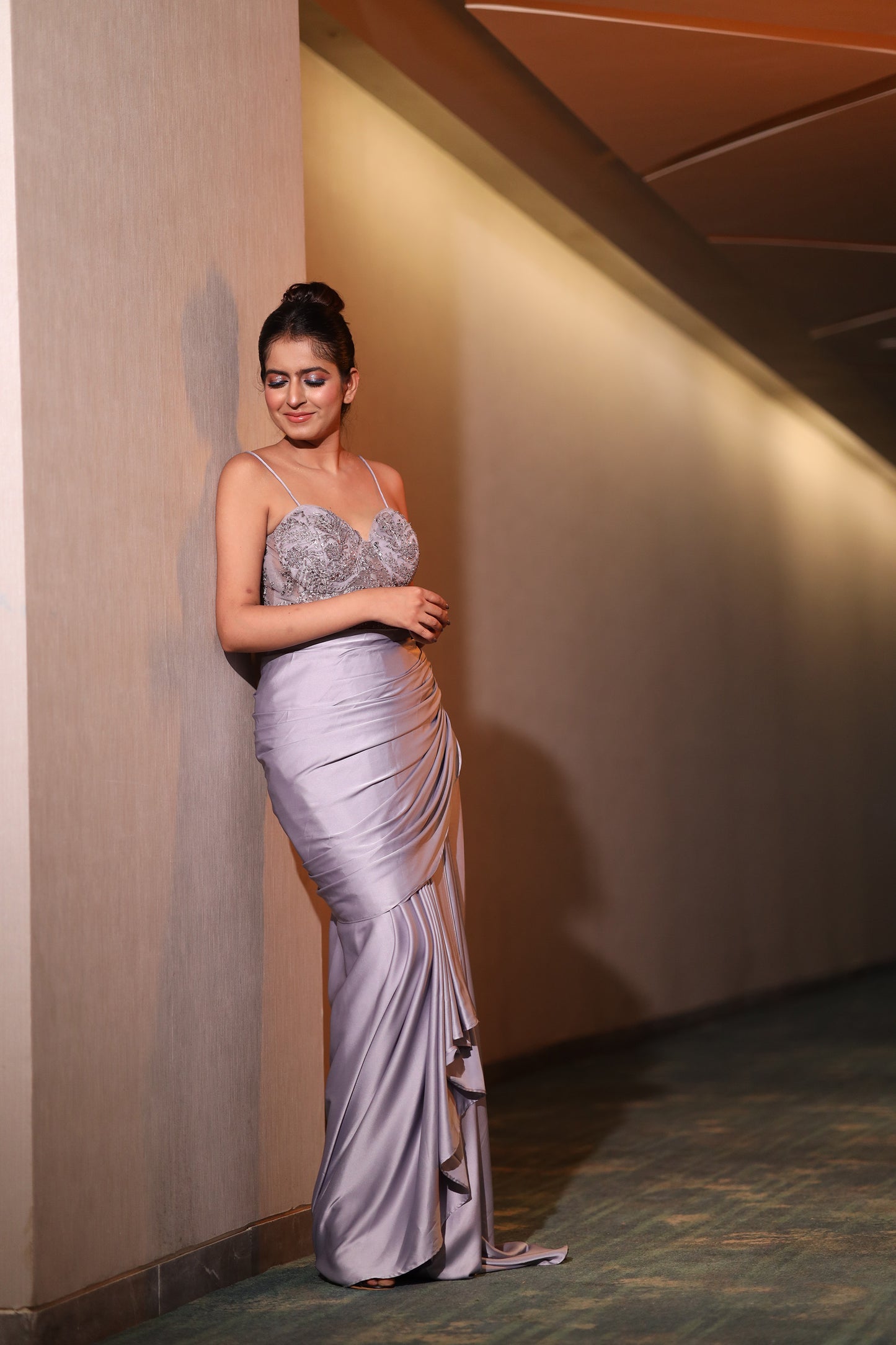 Lavender Haze Corset Gown