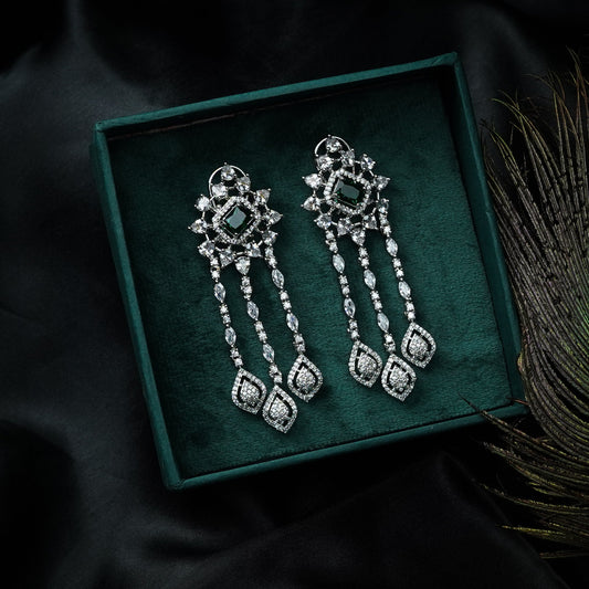 Sana Crystal Diamond Earrings