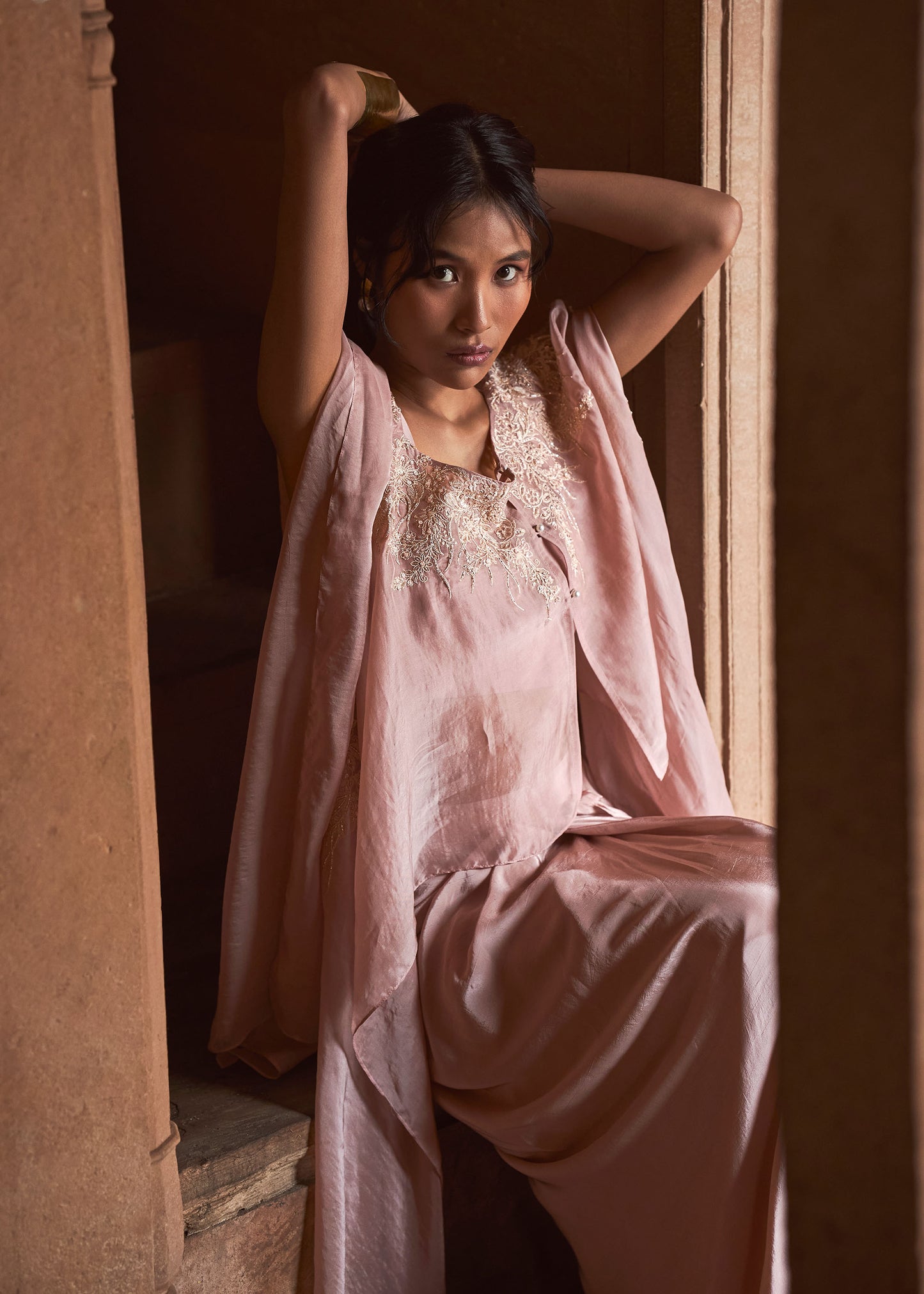Shanaya Shanaya's Elegant Draped Skirt Set