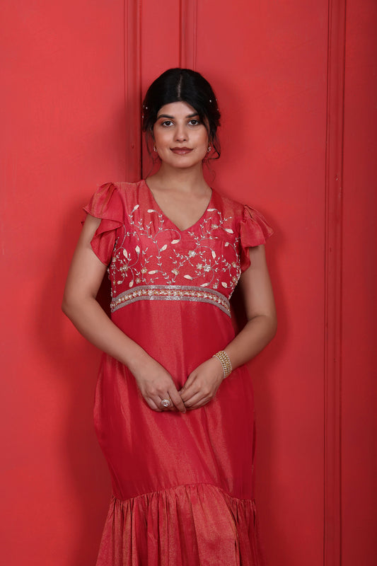 Mandy V-Neckline Dress