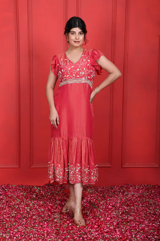 Mandy V-Neckline Dress