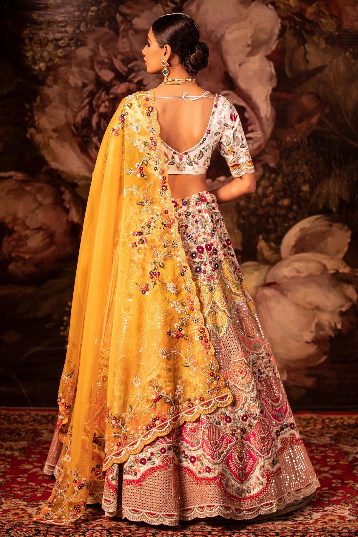 Nargis Ivory Bridal Lehenga