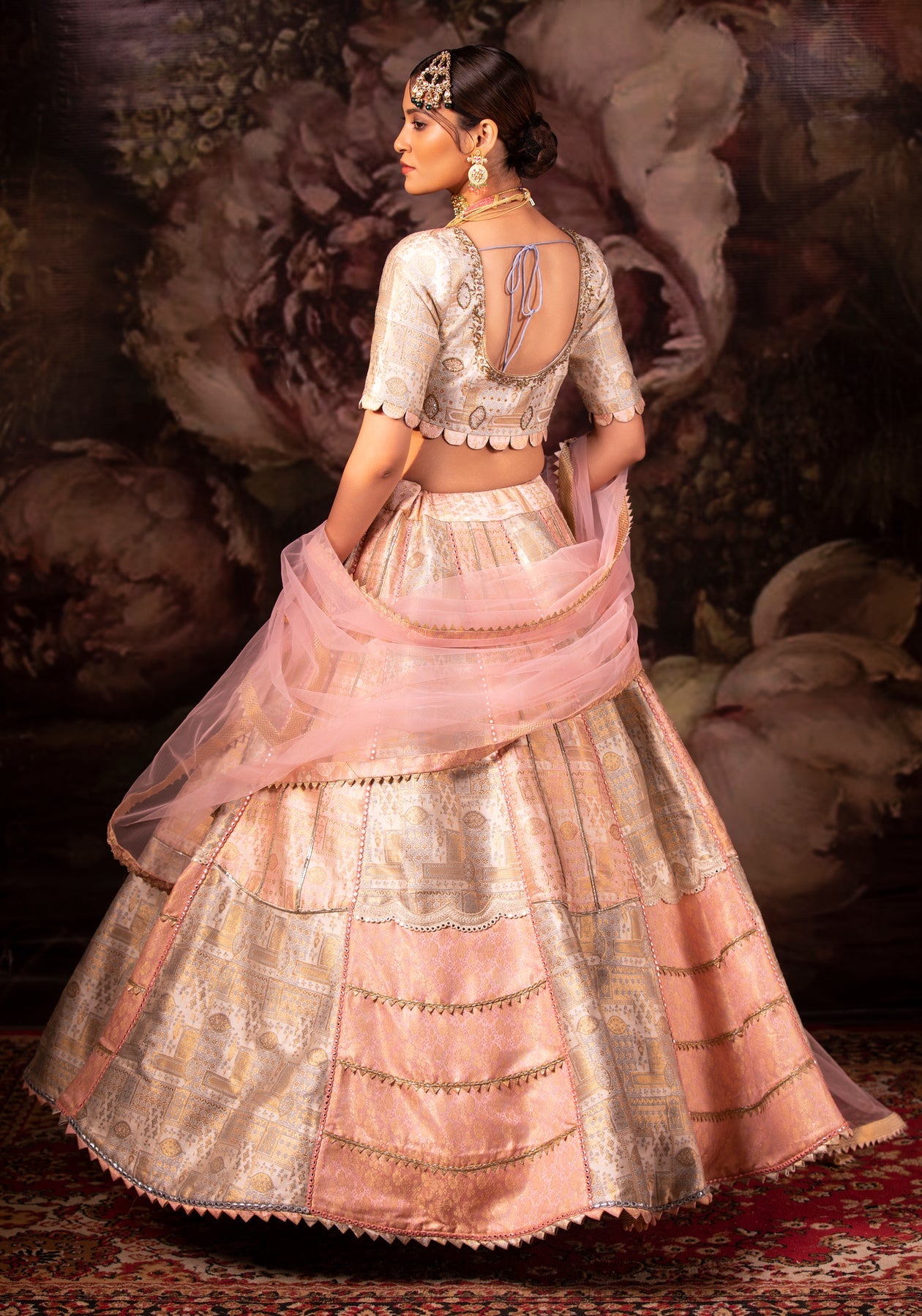 Lelah Pink Bridal Lehenga