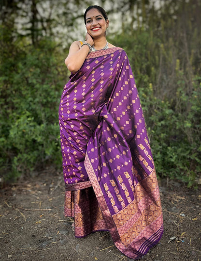 Surmayi Mekhela Chador
