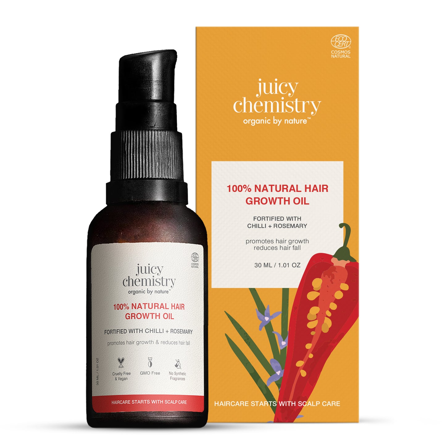 Juicy Chemistry Chilli Hair Oil 30ml & 100ml