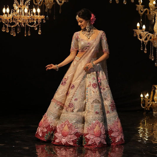 Custom Heavy Regal Bridal lehenga