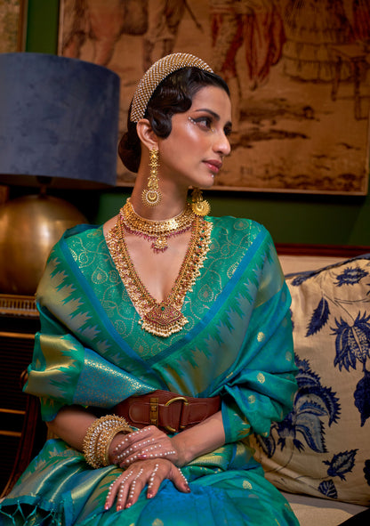 Green Karissa Silk Handloom Saree