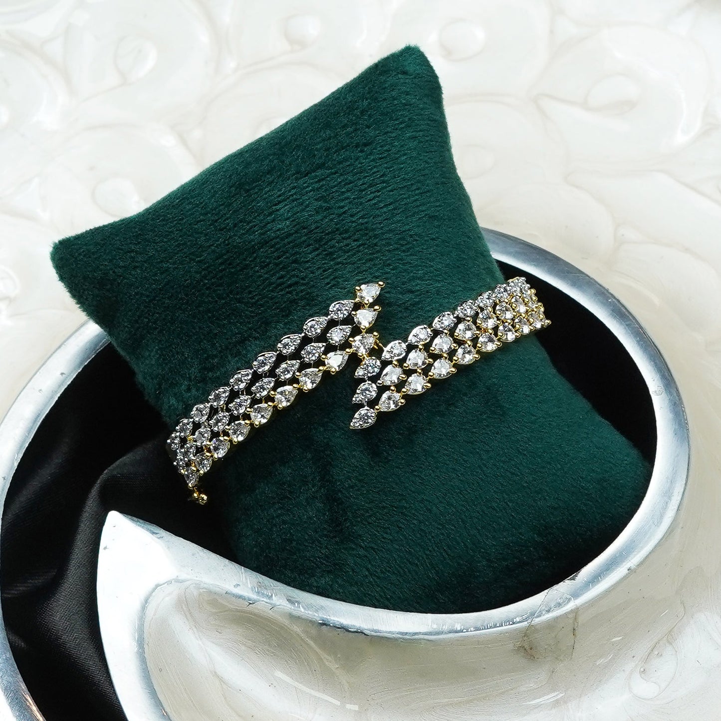 Three Line Luxe Diamond Bracelet