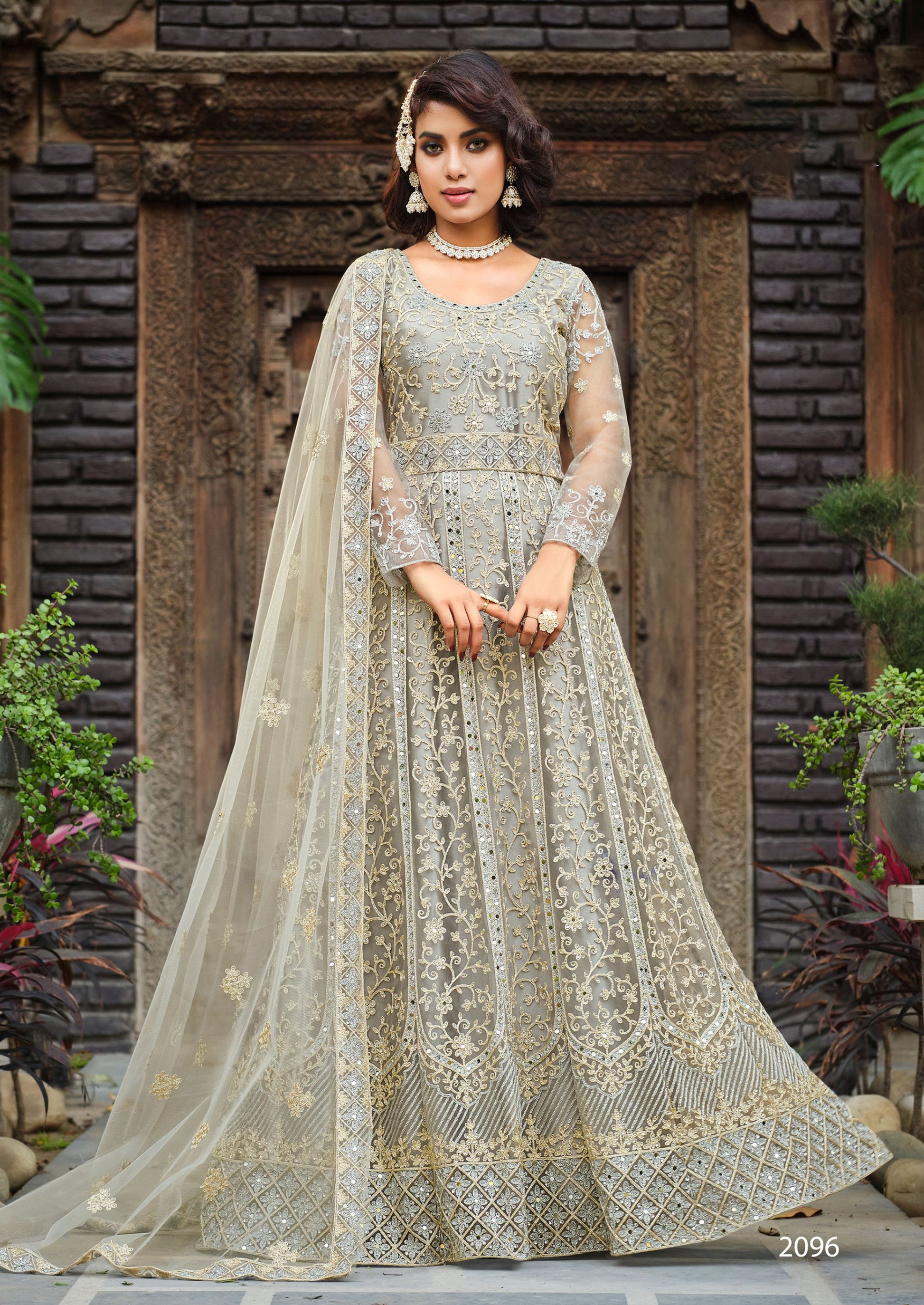 anarkali bridesmaid dresses Teal Art Silk Long Anarkali Suit Indian Bridesmaid Dresses for Marriage