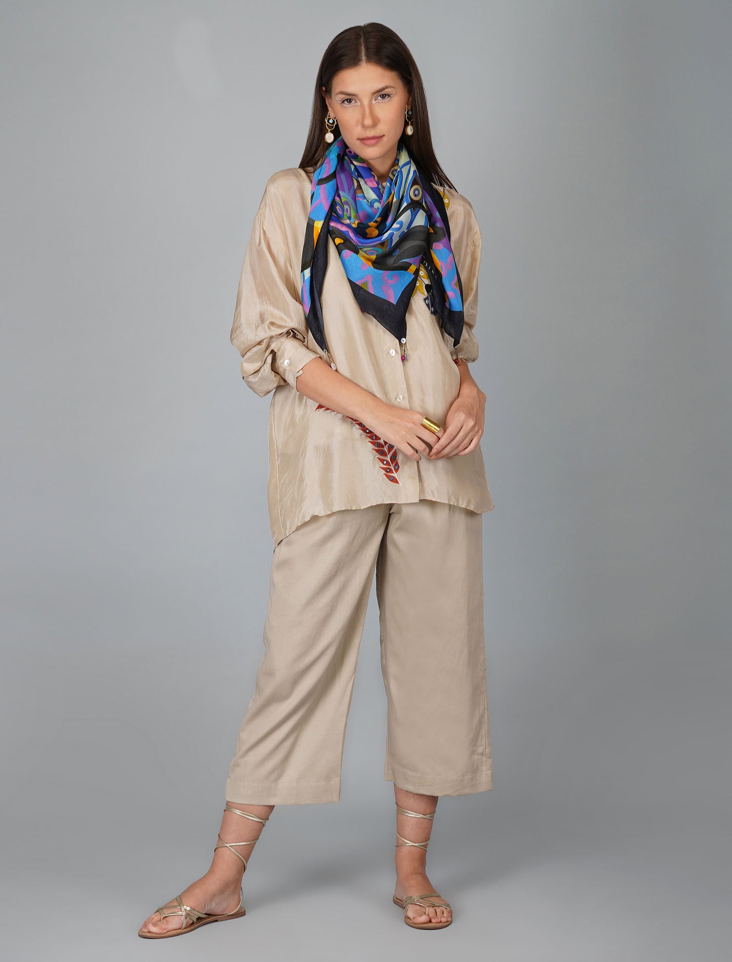 Kora Shirt With Applique Flower