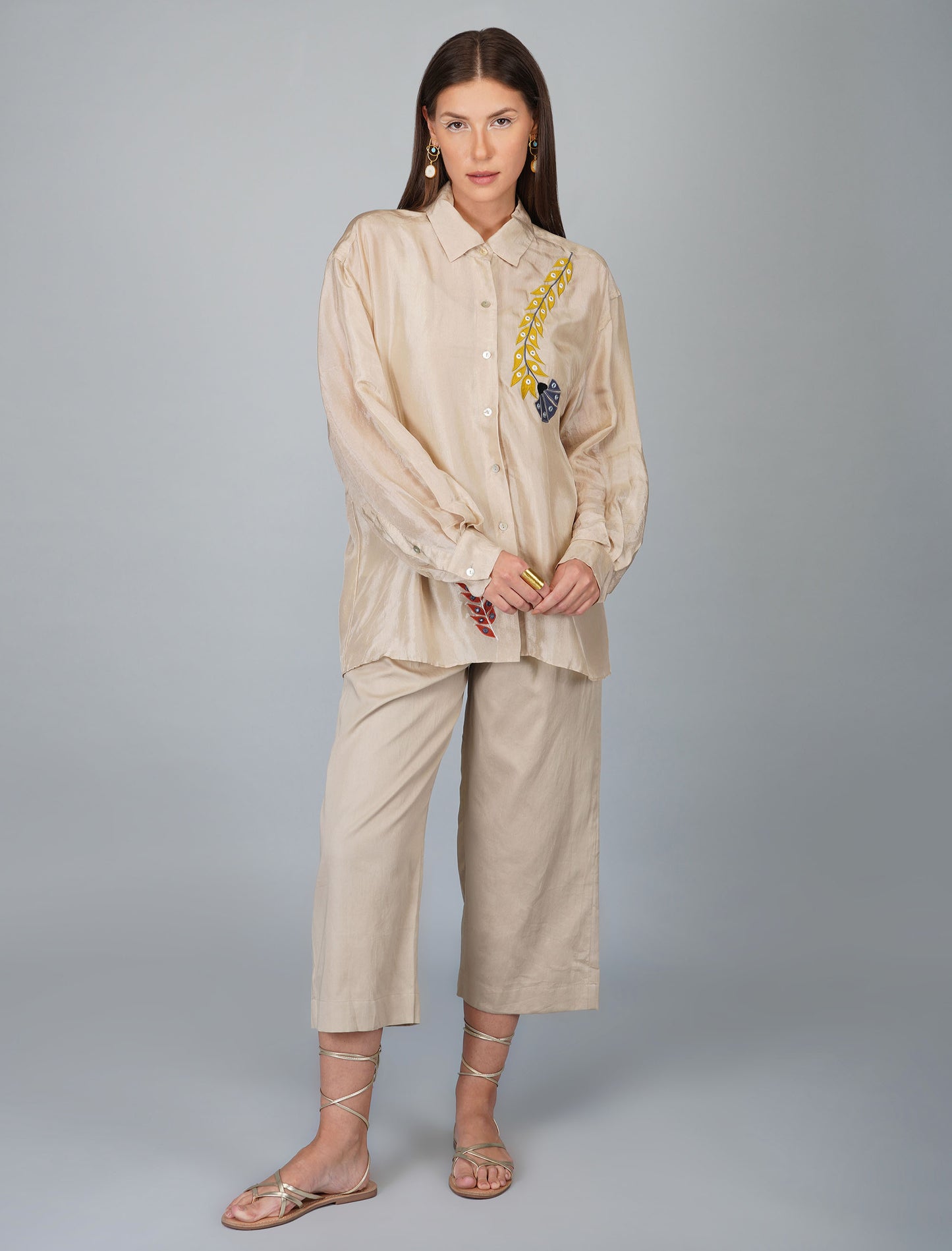 Kora Shirt With Applique Flower